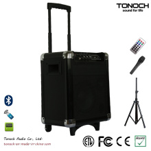 Factory Supply Plastic PA System Portable Stage Speaker with Battery